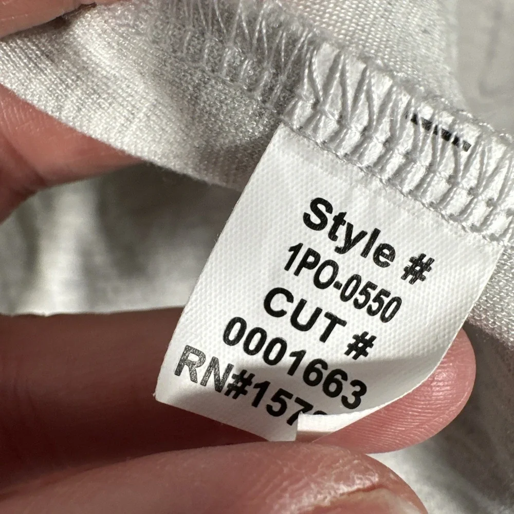 Mizzen+Main Quarter Zip Mens Medium Gray Proflex 1/4 Zip Pullover 1PO-0550 - Picture 4 of 8